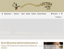 Tablet Screenshot of clubesdelecturaalbacete.net